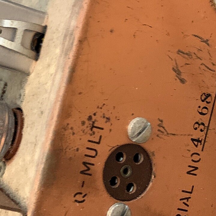 Drake 2-B rear apron stamped SERIAL NO 4368